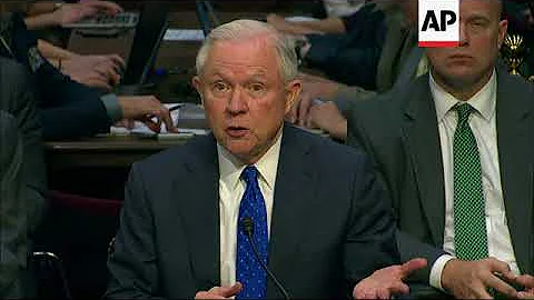 Sessions Tells Senators he Urged Comey Firing