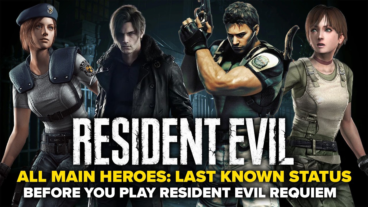 Resident Evil All Main Heroes: Their Last Known Status - Before You Start Resident Evil Requiem