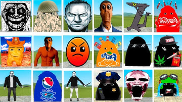 Nicos, Selene Delgado, Angry Munci, Obunga\ Nextbots \ Gmod! Garry