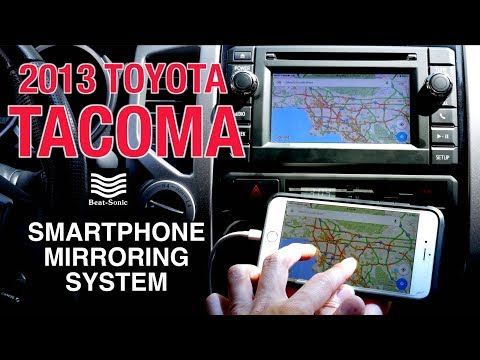 2012-2013 Toyota Tacoma iPhone Mirroring Adapter Beat-Sonic IF-02EP (Installation & Demonstration)