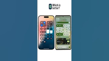 Android 16 vs iOS 18 - Control Centre