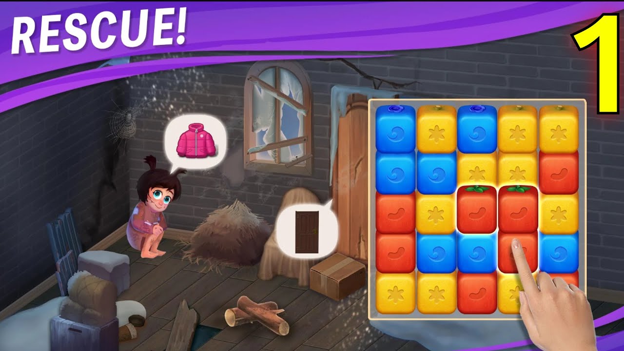 Rescue Mary: Manor Renovation |  Mobile Game ▶️ Part 1