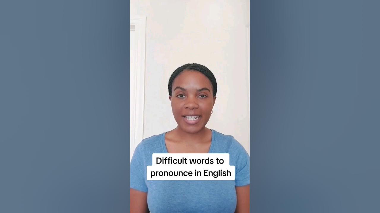 Difficult Words To Pronounce In English speakenglish learnenglish difficult-words-to-pronounce-in-english-speakenglish-learnenglish