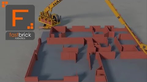 Fastbrick Robotics: Hadrian 105 Demonstrative Model Animation