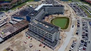 Drone Video: Lee Health's new hospital construction in Fort Myers, Florida