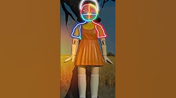 How to draw squid game doll #shorts #short #viralvideo #squidgame