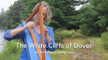 THE WHITE CLIFFS OF DOVER on small cardboard Waring harp