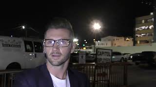 Travis Wall talks about winning the Icon Award outside Avalon Nightclub in Hollywood