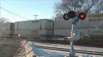 Fast CSX Double Stack Train 🚆