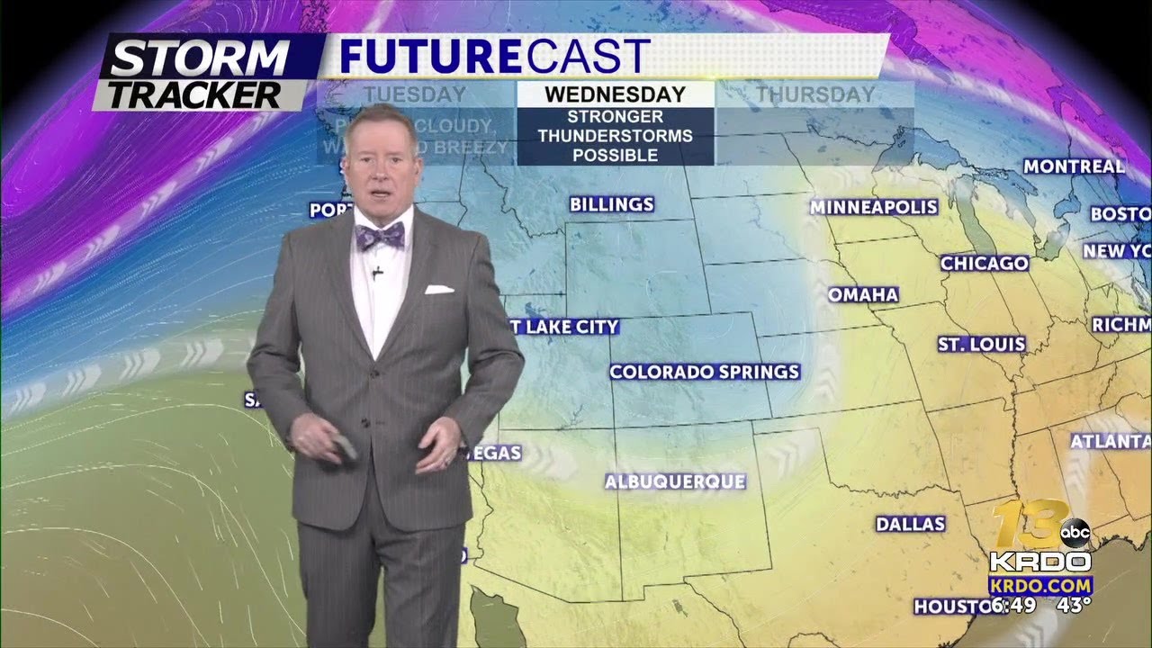 Severe storms possible Wednesday afternoon - YouTube