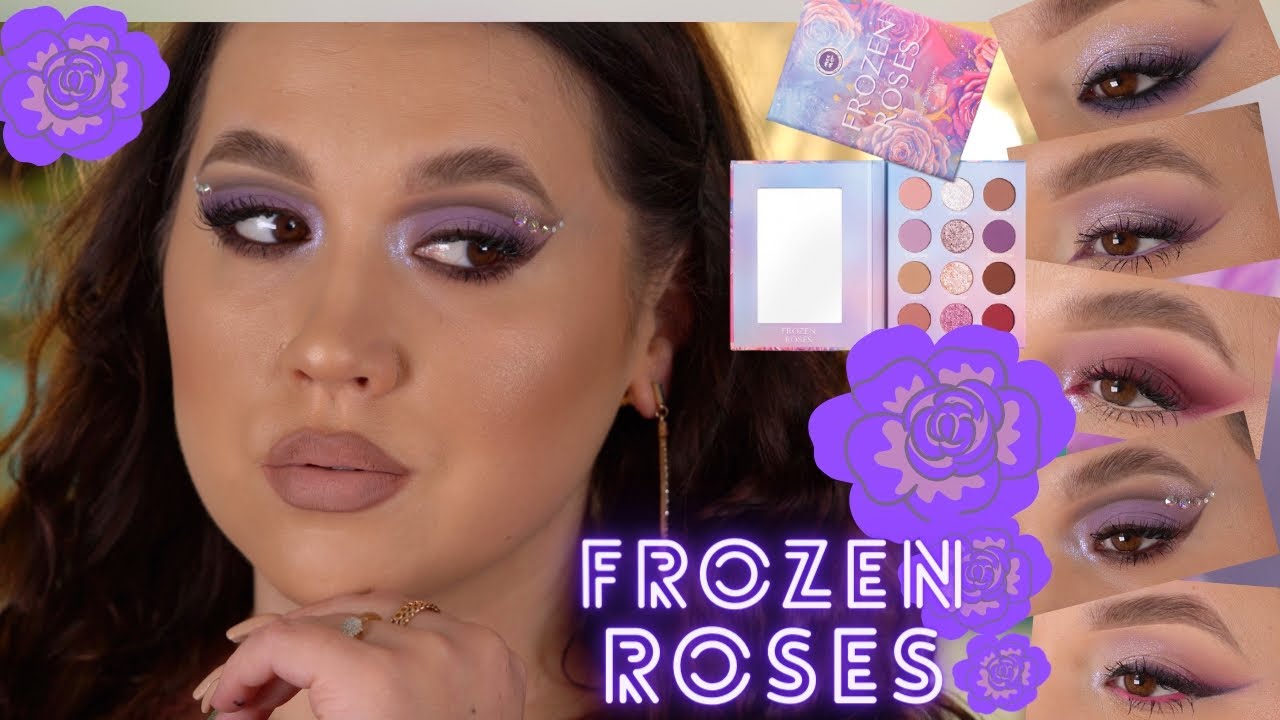 FROZEN ROSES || MEXMO || 5 MAKIJAŻY || NAJPIĘKNIEJSZE chłodne FIOLETY 🥺💜💜💜?