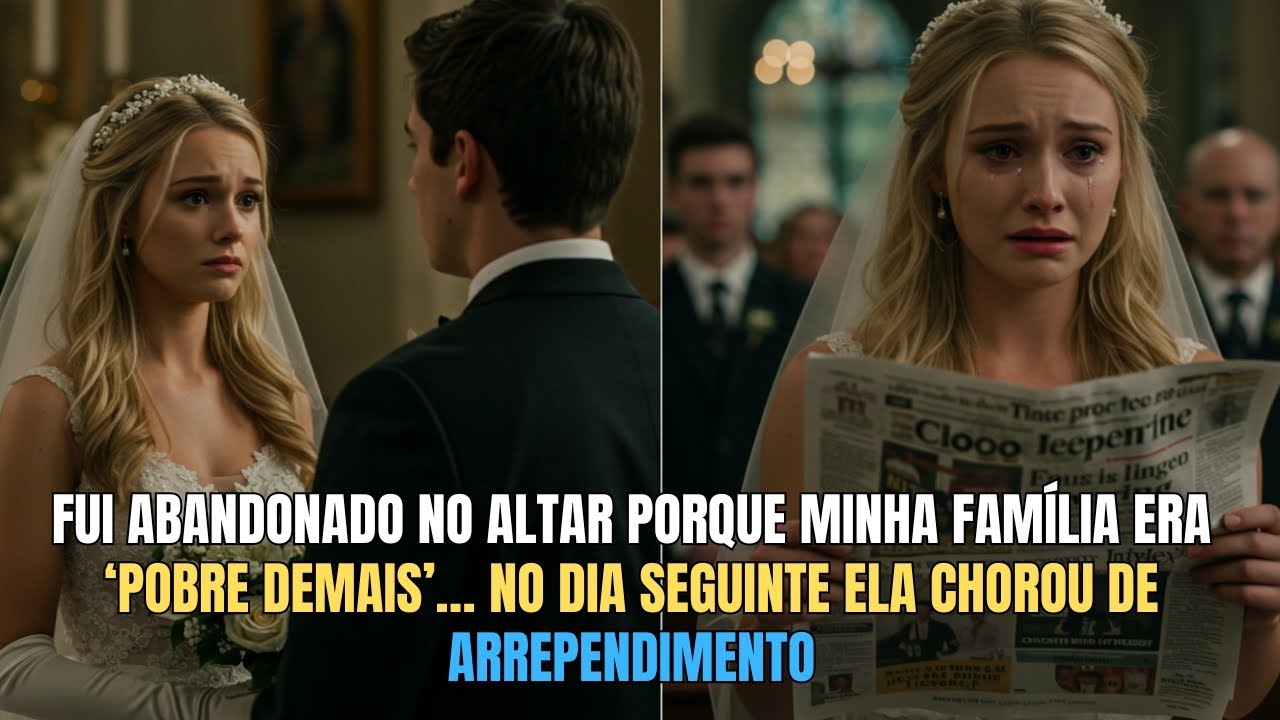Fui abandonado no altar porque minha família era ‘pobre demais’… no dia seguinte ela chorou e ...