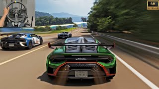 Lamborghini Huracan STO (1330HP) VS Hypercars! | Forza Horizon 6 Steering Wheel screenshot 2