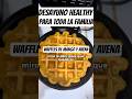 🧇 WAFFELS DE 🥭 MANGO 👶🏻 #recetasbebe #recetashealthy #recetassaludables #recetasfit #comidabebe