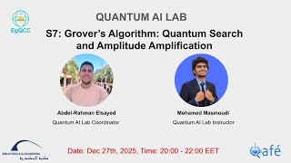 Session 7. Grover’s Algorithm: Quantum Search and Amplitude Amplification in Arabic