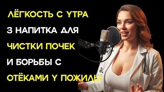 Восстановление почек после 50+: 3 напитка, которые помогают снять усталость и отёки
