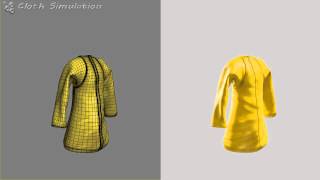 Cloth Simulation/Coraline Fan Art