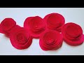 Super easy rolling rose paper flower tutorial  craft nifty creations