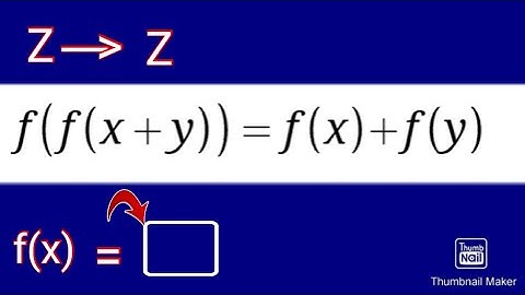 amazing functional equation