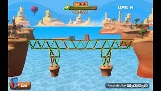 Bridge Builder Level 14