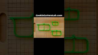 Two Squares With Acute Angles Cookie Cutter - Mosaic Effect - Arabesque Tile - Geometric Tessellatio