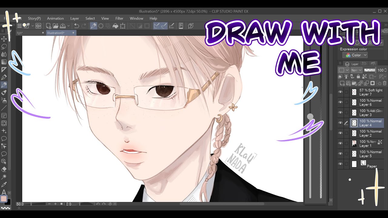 Draw with me Felix from Straykids | KLOUNNADA |