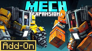 MECH EXPANSION ADDON: 5 INSANE Mechs to Enhance Your Minecraft Bedrock Experience! screenshot 1