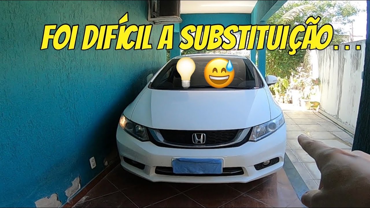 COMO TROCA LUZ DE POSIÇÃO DO HONDA CIVIC ?? (*Lanterna,pingão queimou).