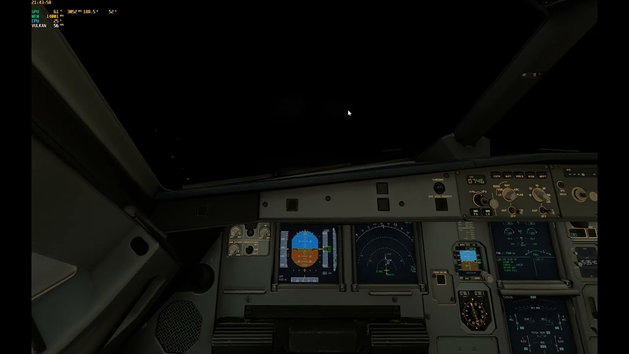XP11 Flight factor A320 perfect landing with Xenviro