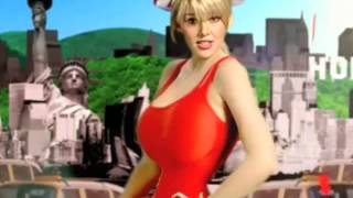 Keeley Hazell Breast Expansion Morph Baywatch One-piece Swimsuit