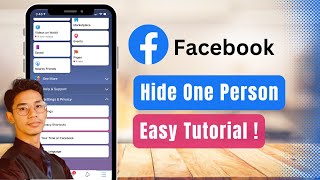 How to Hide One Person on Facebook !
