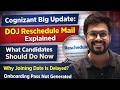 Cognizant Onboarding 2026 Update | DOJ Rescheduled | Still Waiting Since Jan?
