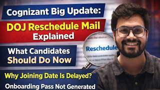 Cognizant Onboarding 2026 Update | DOJ Rescheduled | Still Waiting Since Jan?