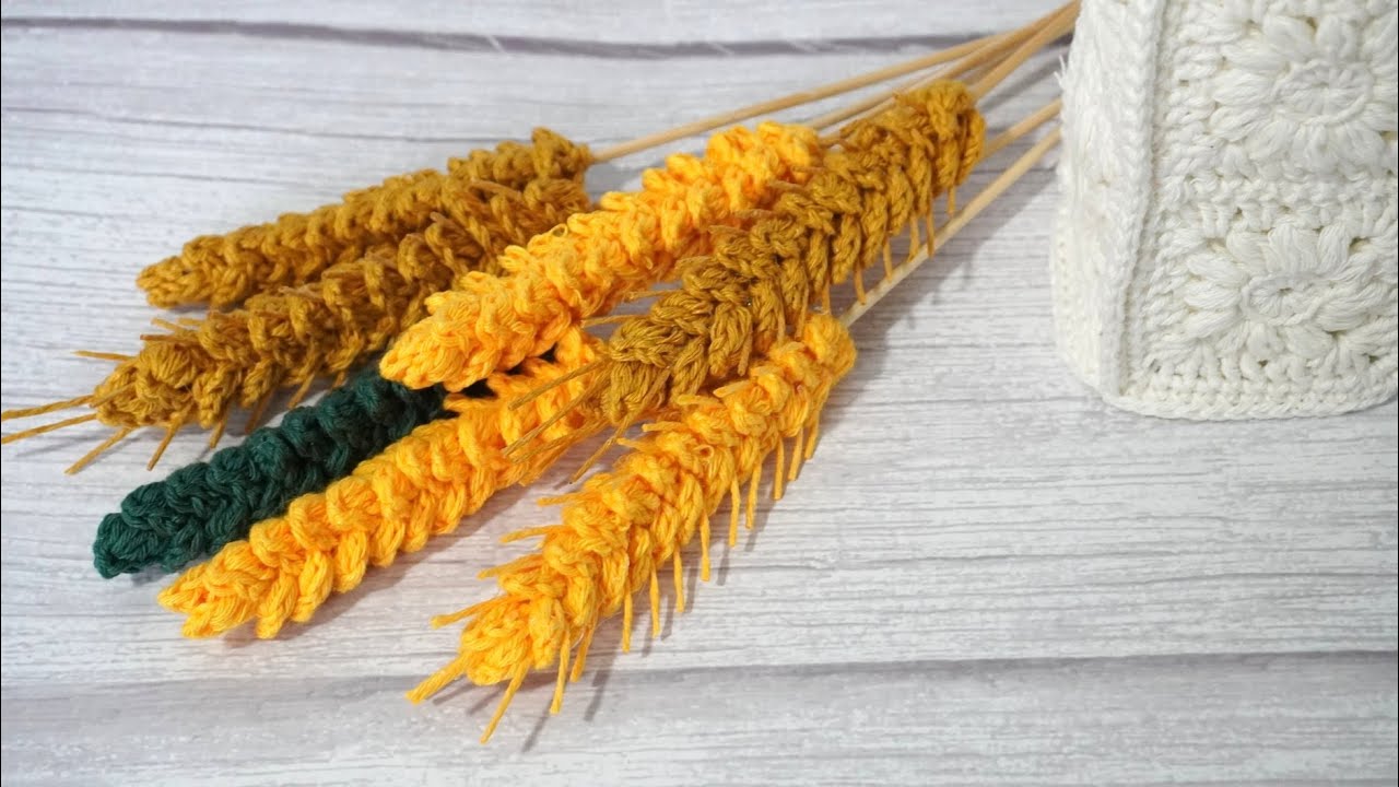 TRIGO REALIZADO CON GANCHILLO