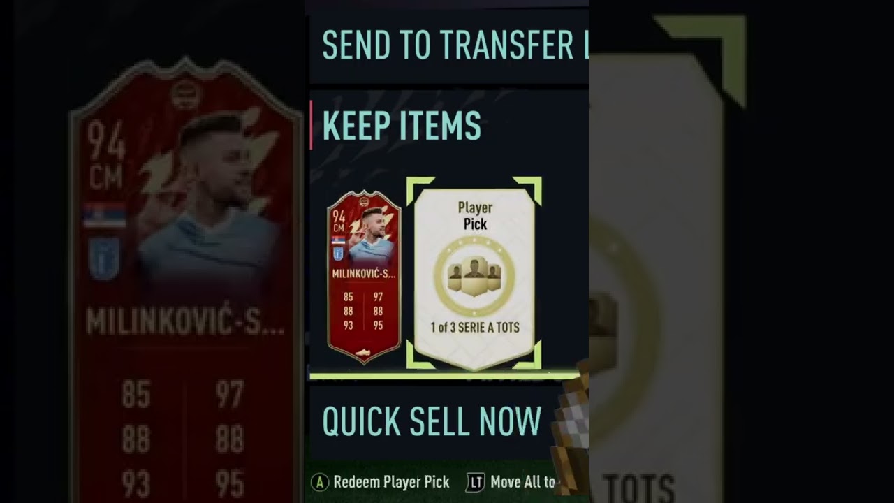 Serie A tots red picks