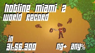 [OLD WR] Hotline Miami 2 Speedrun Any% NG+: 31:56