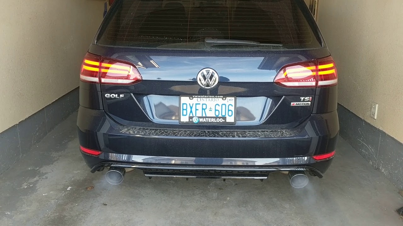 Volkswagen Golf Sportwagen 4Motion AWE Touring exhaust YouTube