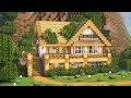 [Minecraft] How to Build an Aesthetic Cozy House / Tutorial
