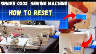 How to reset sewing machine singer 0303. The machine stops while running π±