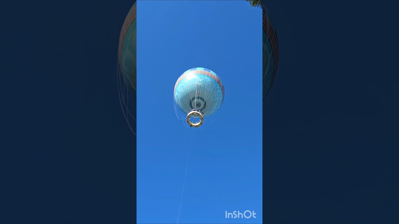 Balloon Ride at Disney Springs/ディズニースプリングスで気球に乗る