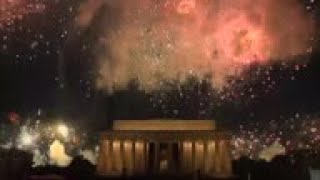 Fireworks in Washington DC to mark July Fourth