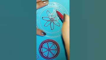 Spiro Art Drawing 🌀 Reverse #shortfeed #spirograph #drawing #shortsviral #art #reverse #viralshort