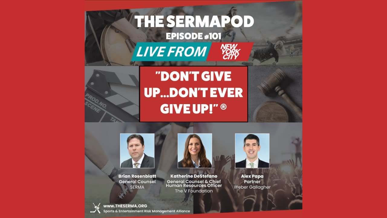 The SERMAPod Ep. 101 | "Don't Give Up...Don't Ever Give Up!"