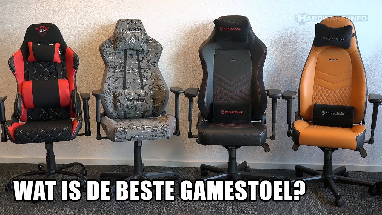 10 gamestoelen getest: Dit is moet weten! - YouTube