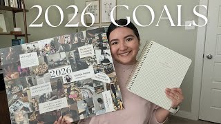 2026 Goals | January Monthly Reset: Planner, Journal, Vision Board Walkthrough