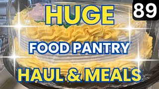 FRUGAL LIVING & Food Pantry Haul 2024 - Food Haul - FOOD BANK - Food Pantry Haul - Budget Meals Wealth