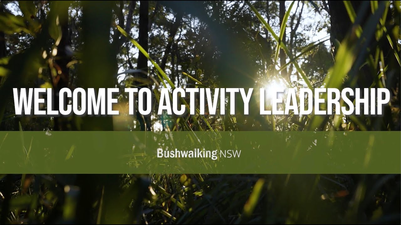 Bushwalking NSW Club Leadership Training