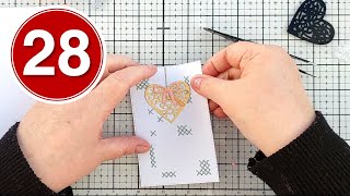 Die-Cut December [28] For Terrific Texture, Add Stitching to Your Cards!  [2025/219]