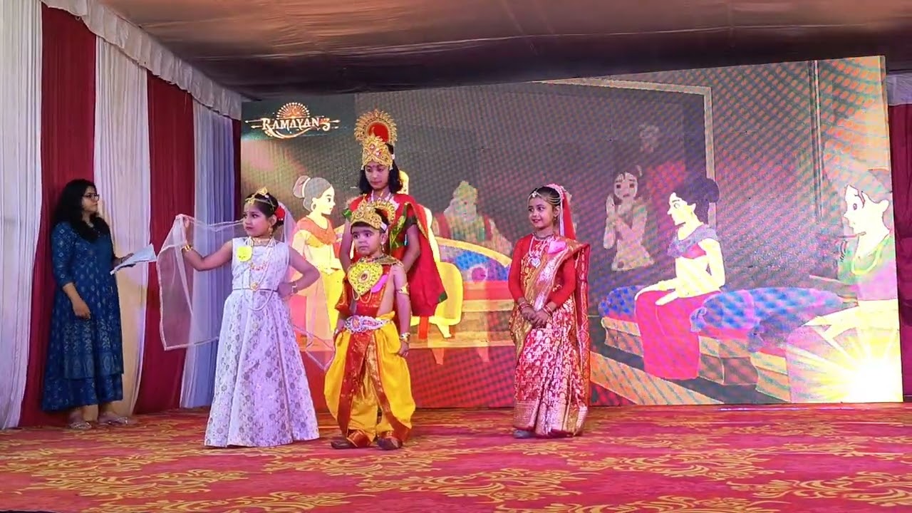 Fashion show Durga Puja 2025 Queen Kaushalya mother of Prabhu Rama by Bhavyanshi