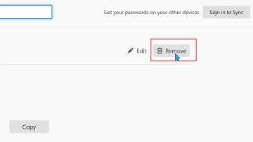how to delete saved passwords in Firefox browser